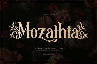 Mozathia Font Design Projects & Inspiration
