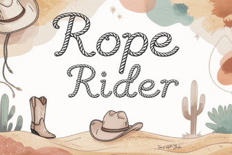 Modern Fonts for Creative Rope Rider Projects