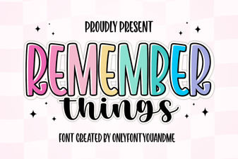 The Remember Things Font for Better Notetaking
