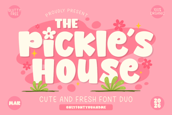 Craft with the Pickles House Font Family