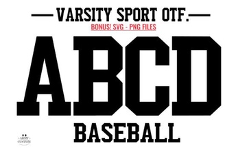 Varsity Sport Army Font for Sports Design Projects