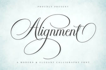 Crafting Layouts with Alignment Fonts