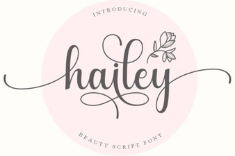Hailey Font: a Creative Design Companion